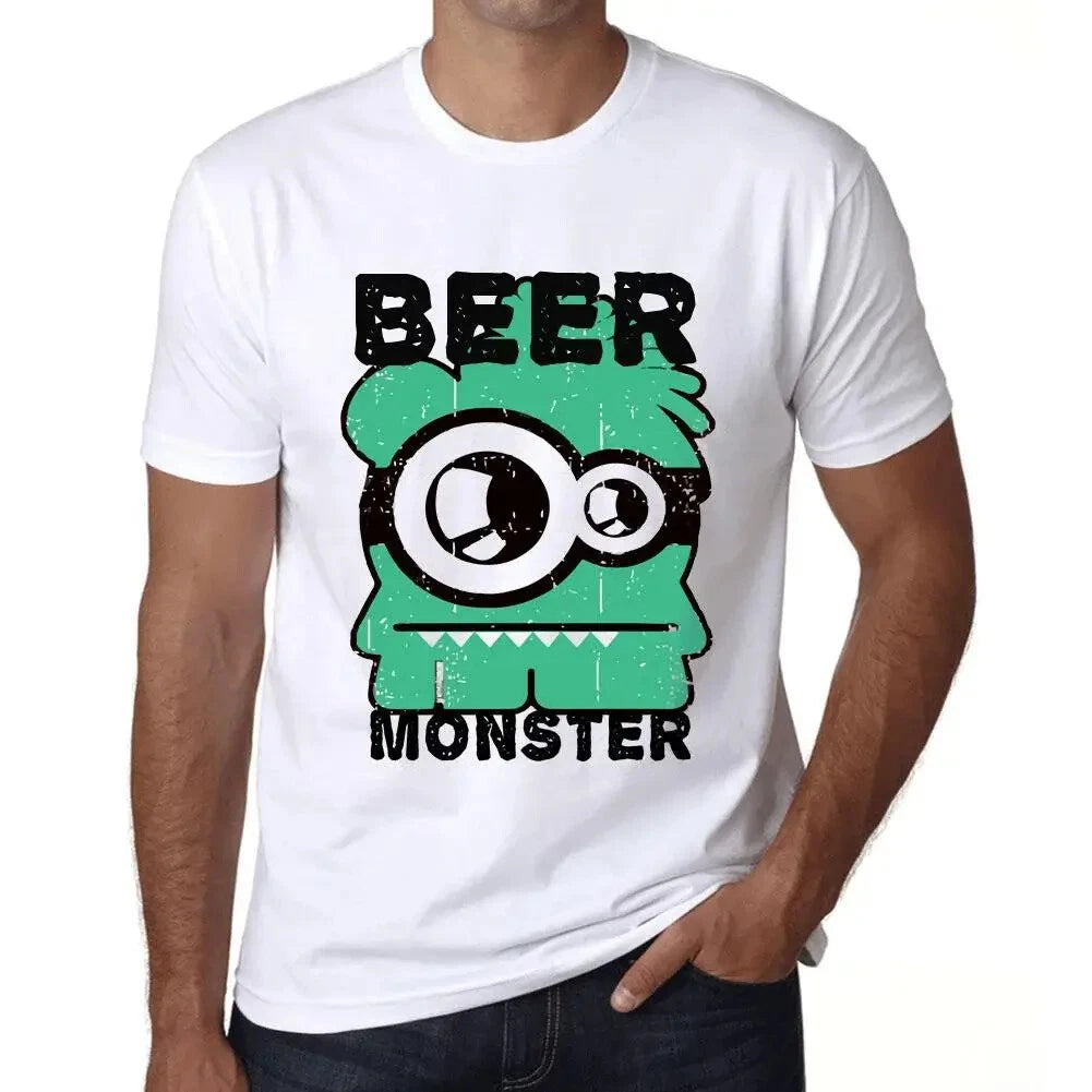 Men's Graphic T-Shirt Beer Monster Eco-Friendly Limited Edition Short Sleeve