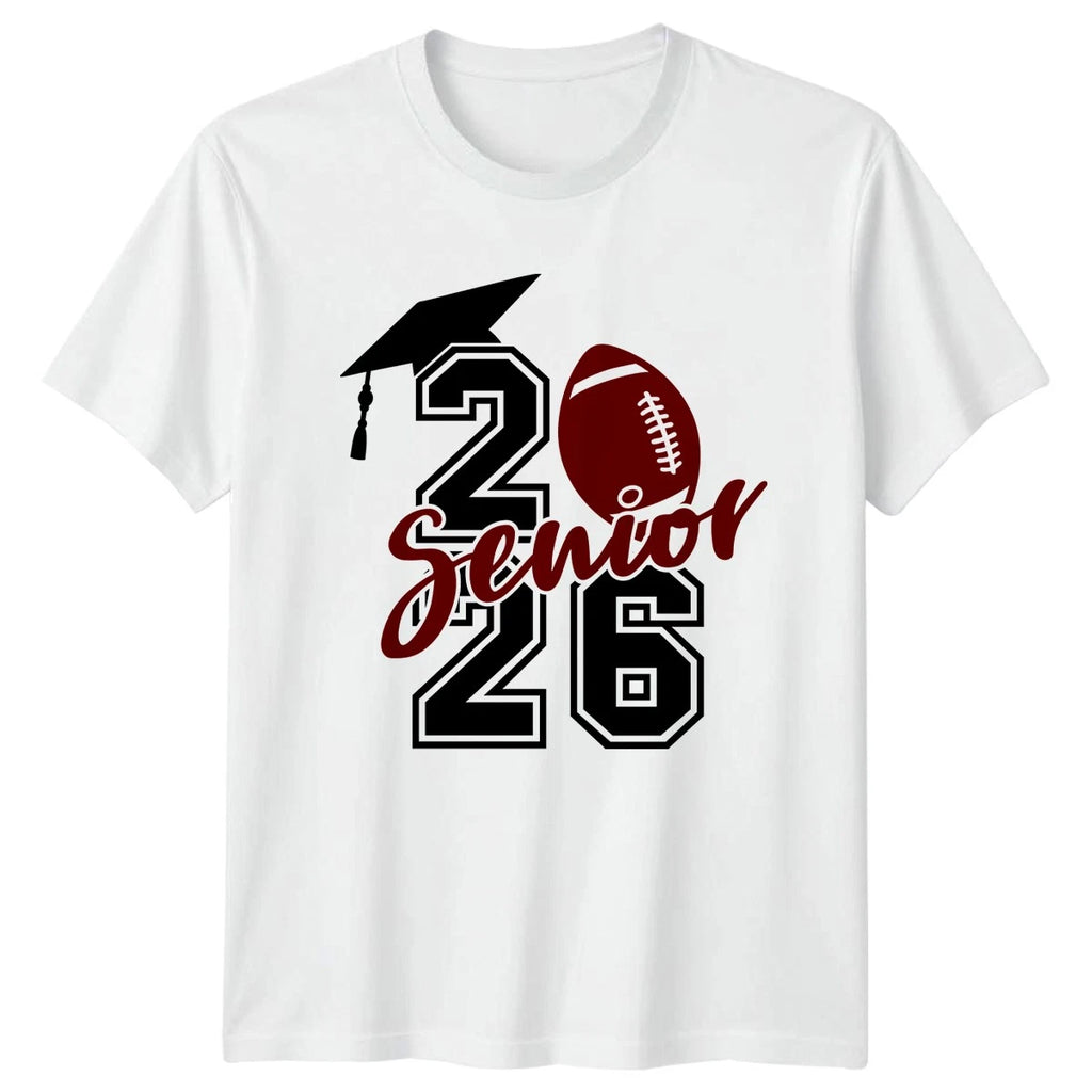 Senior 2026 T-Shirt American Football Graduation Graduation 2026 Gift For Him