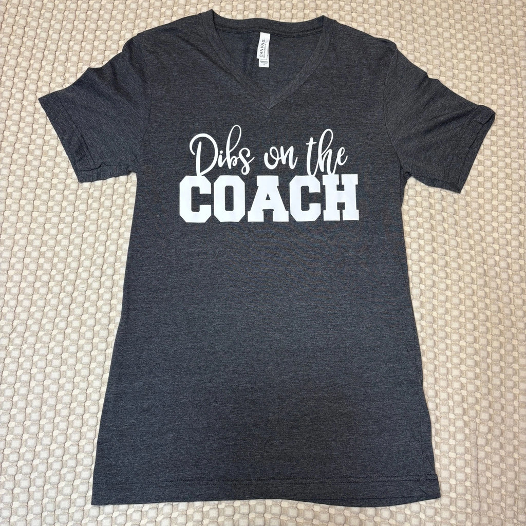Dibs On The Coach Shirt Small Funny Sports Tshirt Athletic Sports Tee Game Day