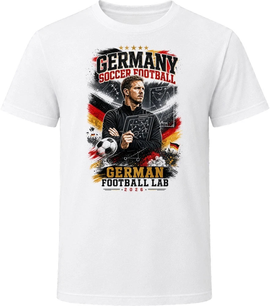 Germany Soccer Football Coach German Football Lab T Shirt