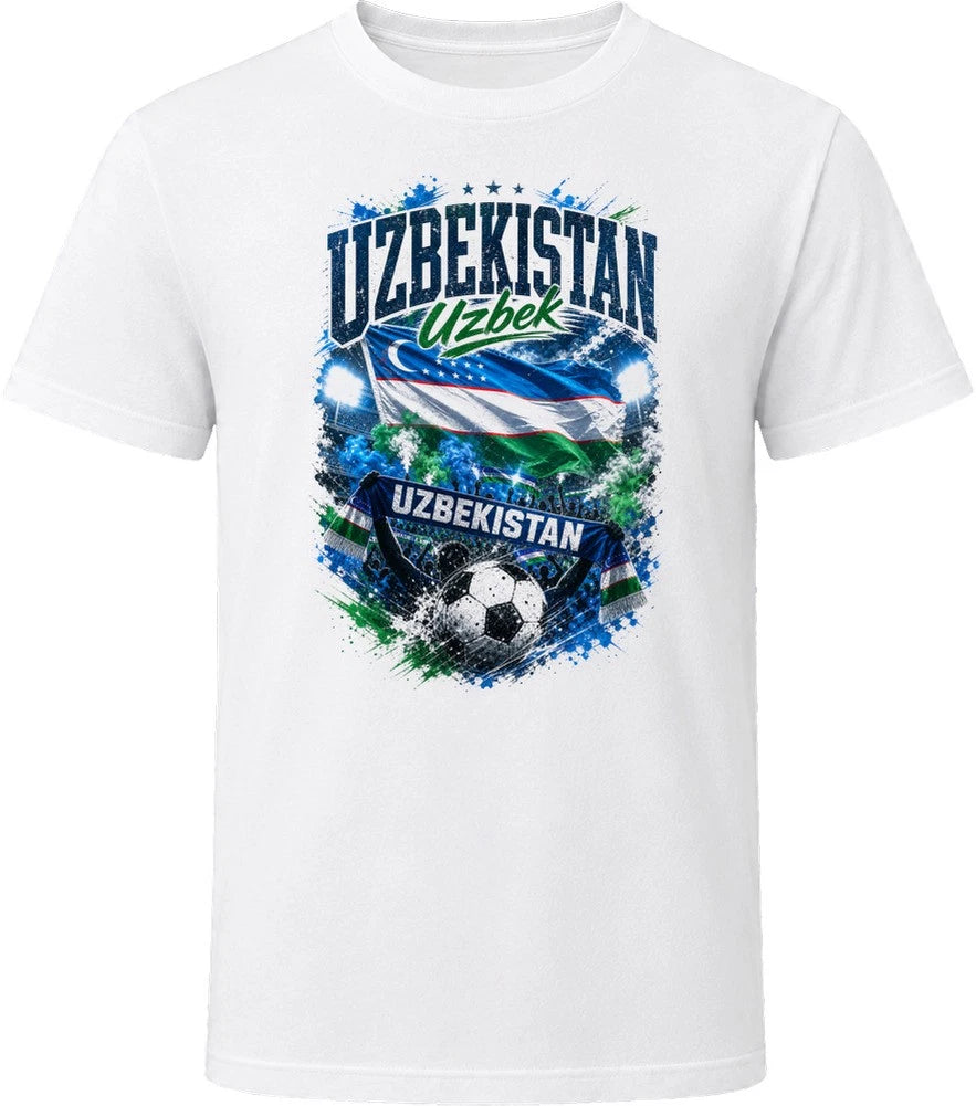 Uzbekistan Uzbek Soccer Football National Supporters T Shirt