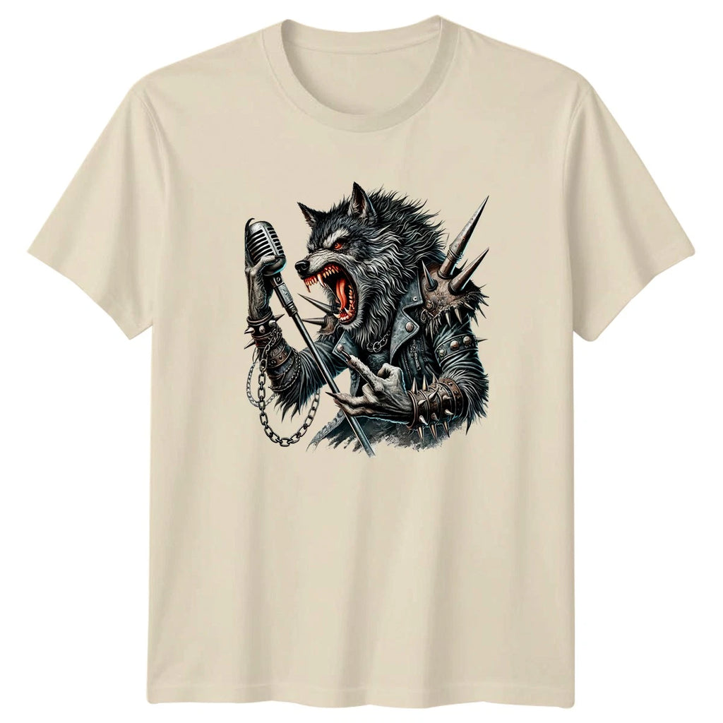 Unleash The Inner Beast Rocker T-Shirt Werewolf Rock Music Birthday Gift