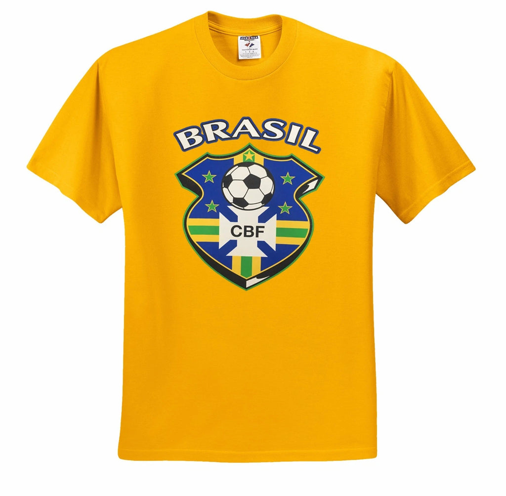 NEW! Brazil Soccer Brazilian Football Soccer Fan T-shirts