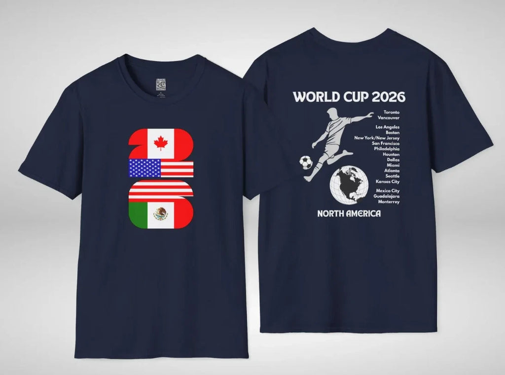 2026 World Cup Soccer Shirt, North America Three Nations Tee