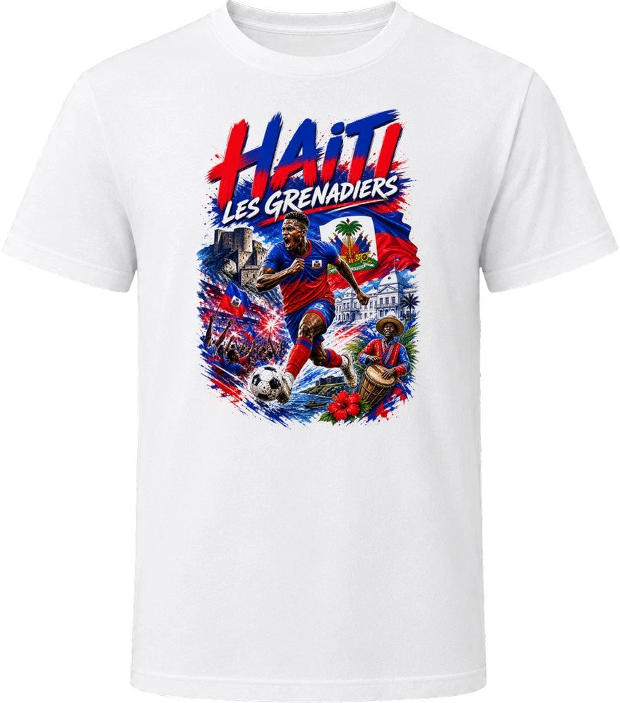 Haiti Les Grenadiers Soccer Football 2026 National Pride T Shirt