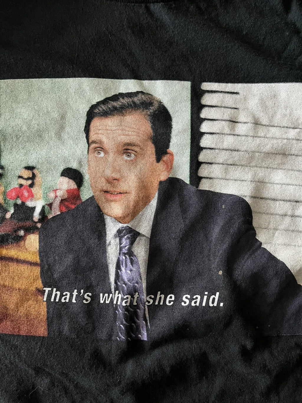 The Office That's What She Said  Comedy TV Sitcom Graphic T Shirt Size Medium