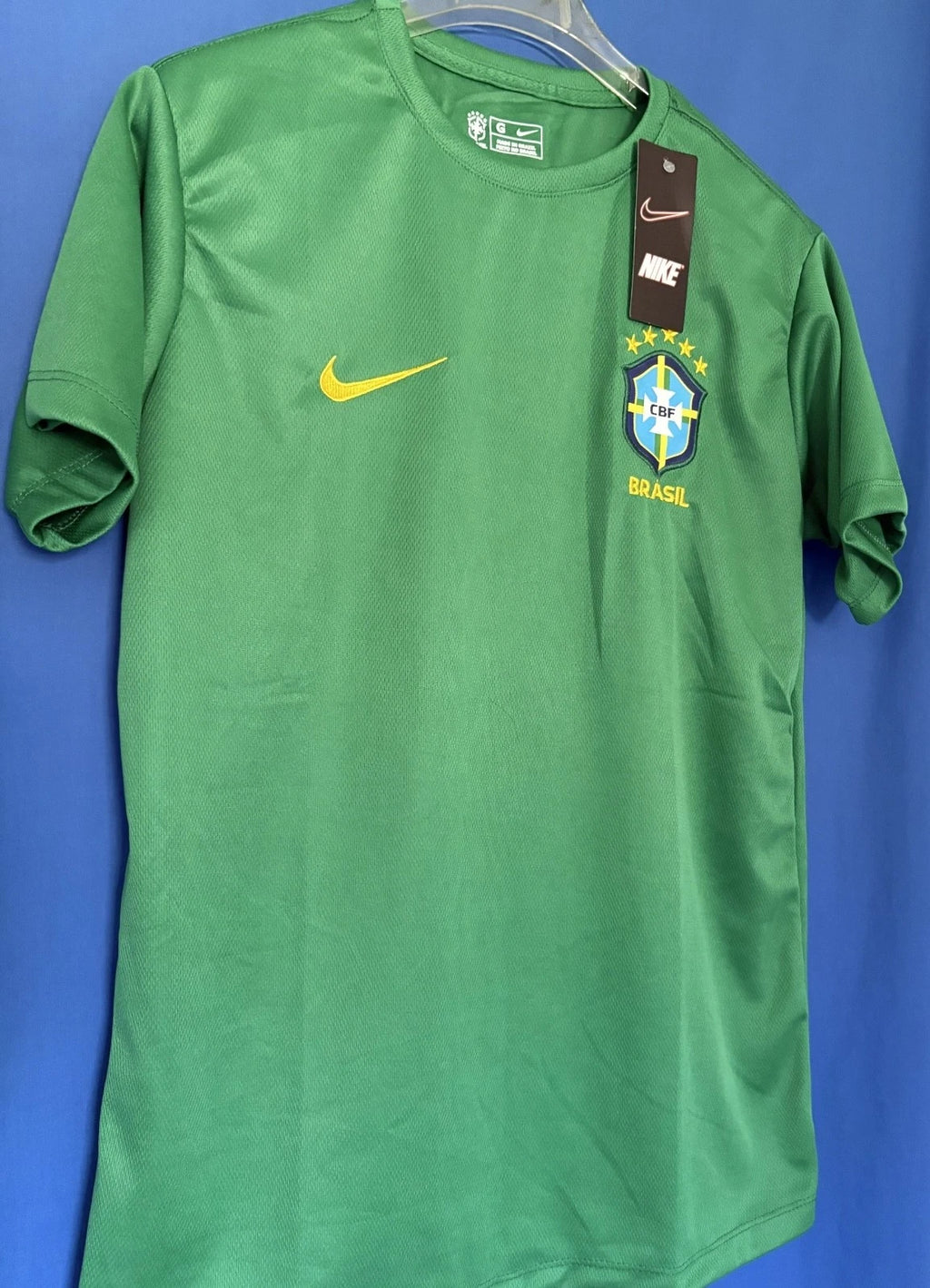 23" ARMtoARMFI x 29" LENGTH BRAZILIAN CREW NECK T-SHIRT DRI-FIT SOCCER WORLD L/G