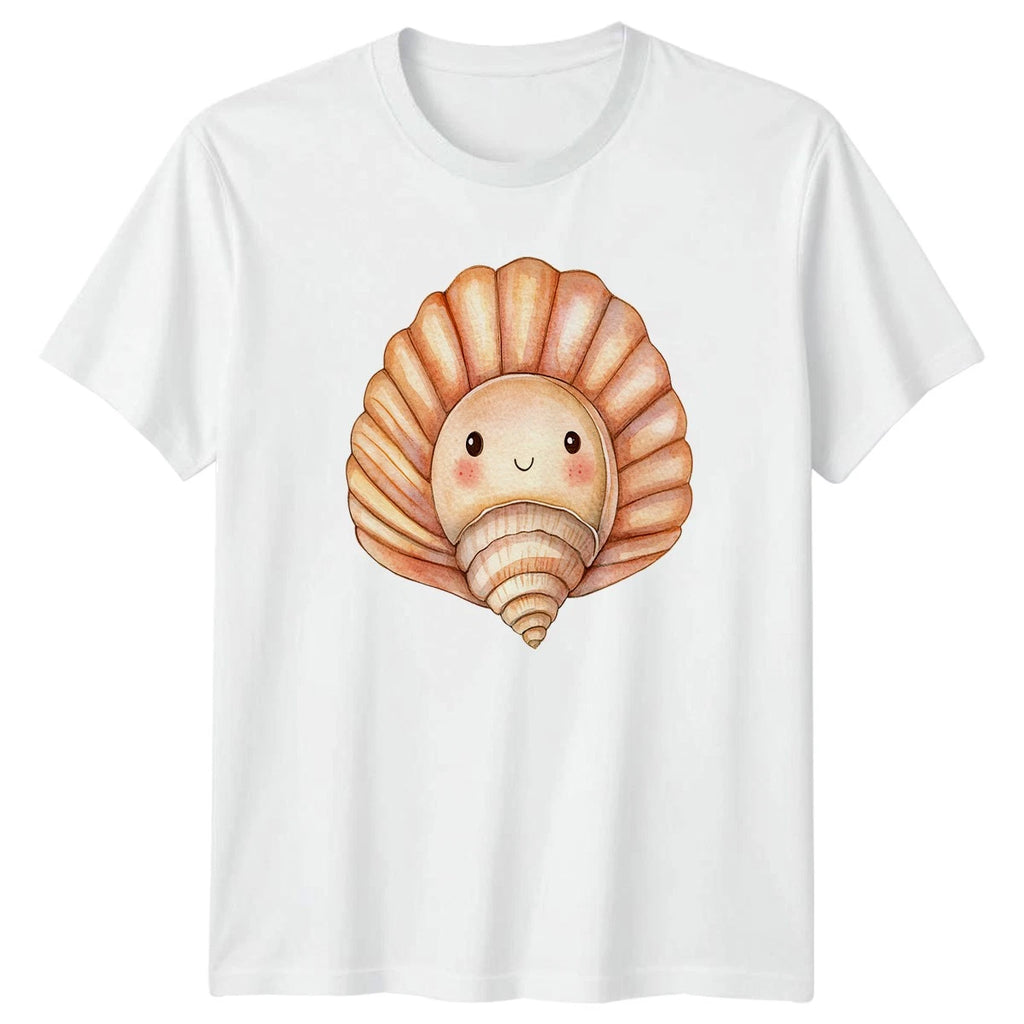 Cute Seashell T-Shirt Marine Ocean Gift For Him And Her