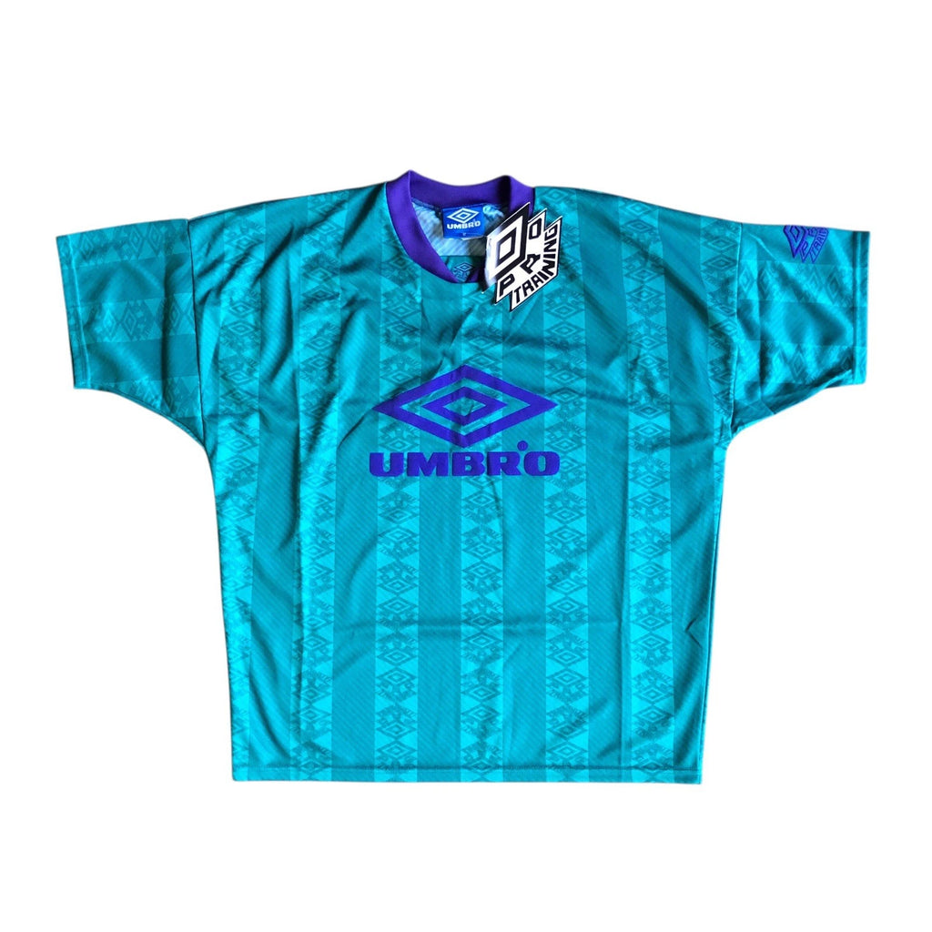 Vintage 90s Umbro Pro Training Shirt BNWT Men’s M Oversized Green Deadstock
