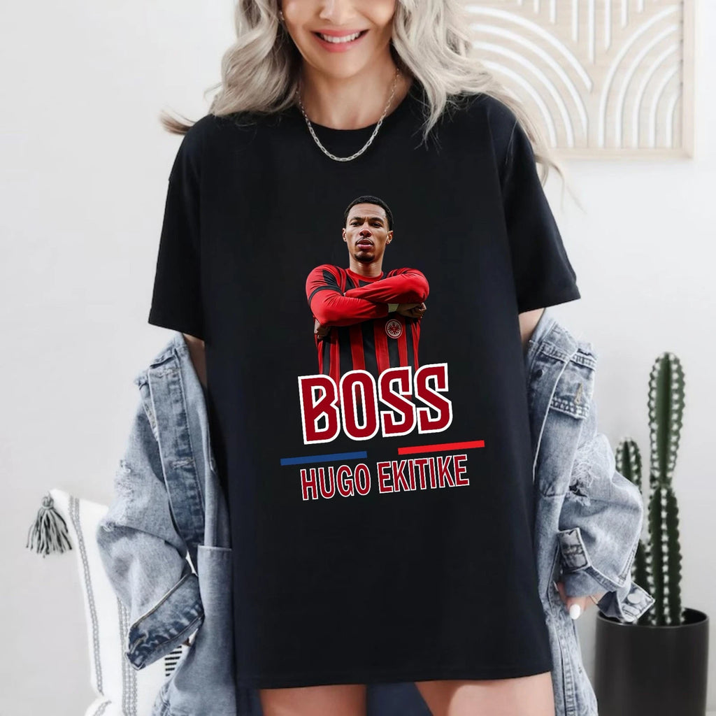 Hugo Ekitike Football Fan T-Shirt – Unisex Soccer Supporter Tee