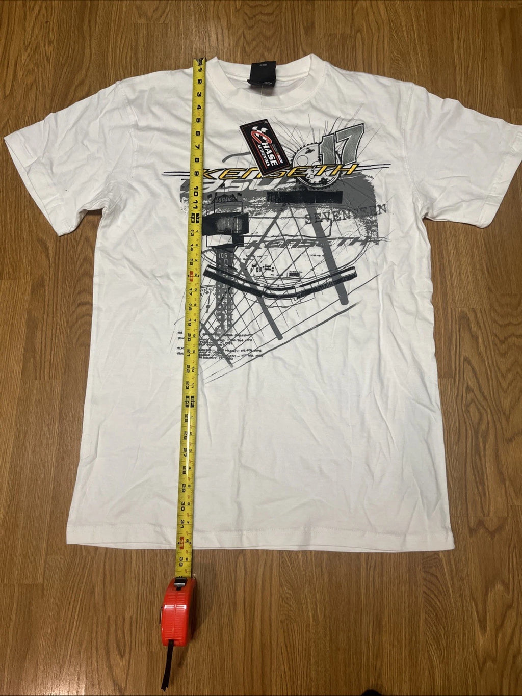 Vintage NASCAR Mark Martin #5 T-Shirt XL Chase Authentics Graphic Distressed