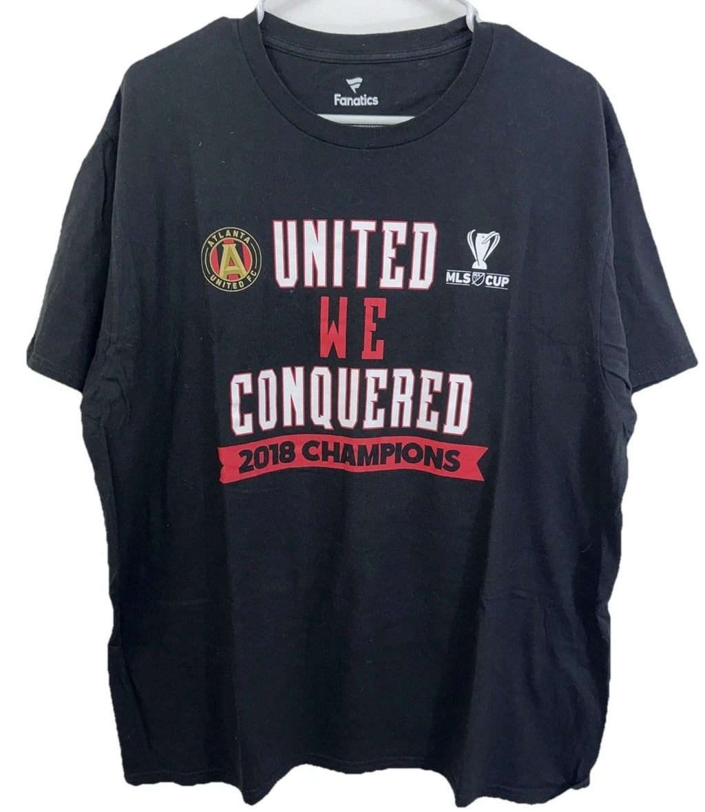 Fanatics x MLS Atlanta United Soccer MLS Cup Champions Men’s XL Black T-shirt