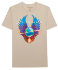 Journey WORLD INFINITY WINGS Beige Unisex T Shirt Size XXL