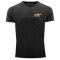 Men's T-Shirt Vintage Animal Print Logo Print Fox Badge Fashion Street Style