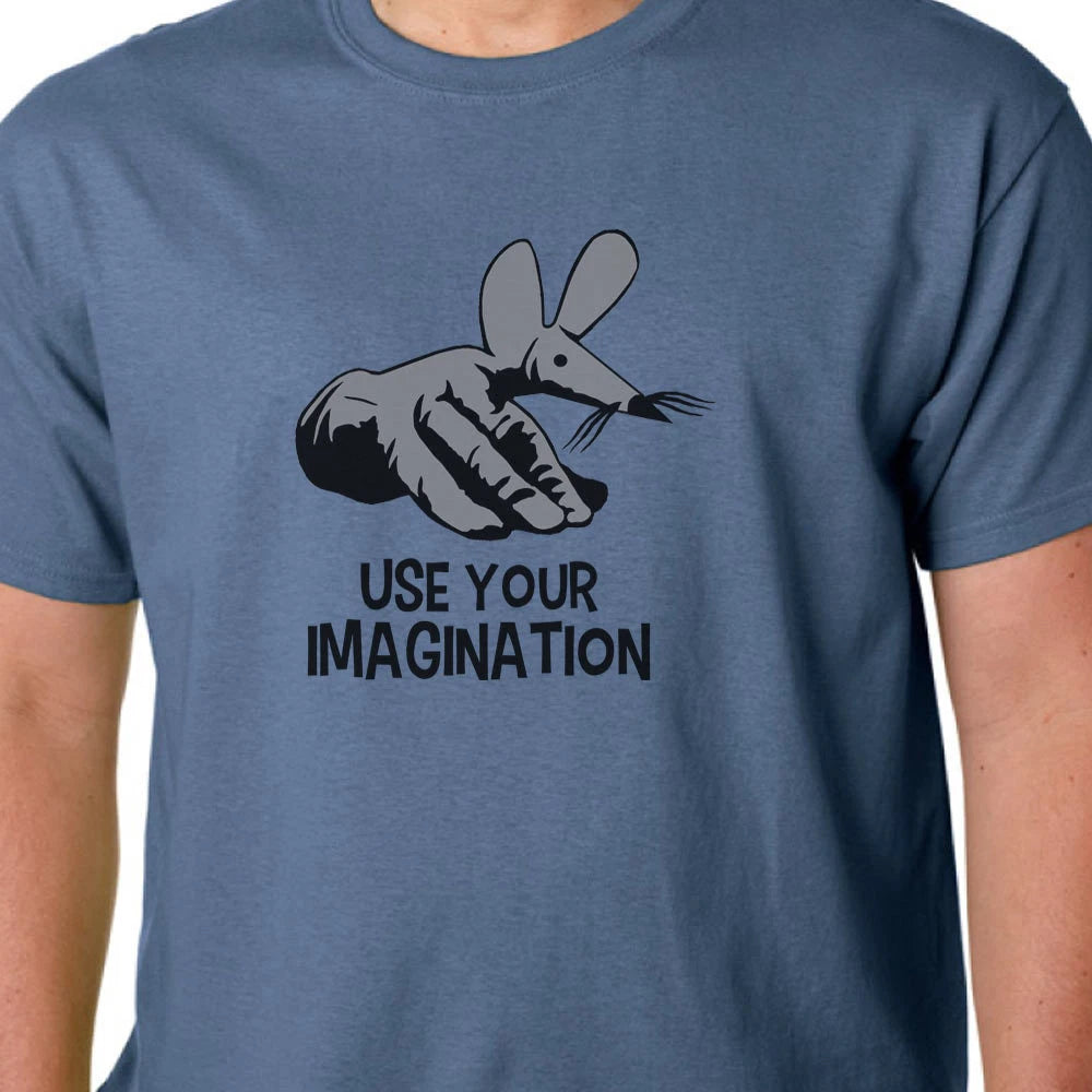 FingerMouse Use Your Imagination t-shirt FINGERBOBS 70's 80's KIDS CHILDRENS TV