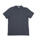 Sandro Anthracite Embroidered Logo Garment Dye Short Sleeve T-Shirt Gray Mens M