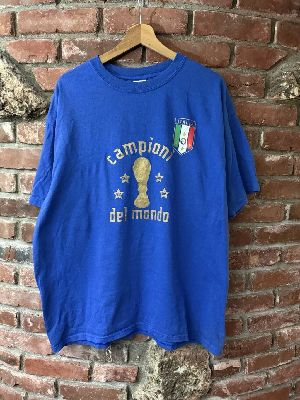 Vintage 2000s Campioni Del Mondo Italia Shirt XL Futbol Soccer