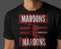 MAROONS Away Days T-Shirt | Edinburgh Hearts Jambos Jam Tarts Gorgie Boys