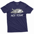 Funny Lazy Cat Not today T-shirt Humorous shirt Cat Lover Gift Lazy Person Tee