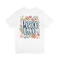 Peace Love Blumen T-Shirt – Boho-Ästhetik & Naturinspiriertes Design