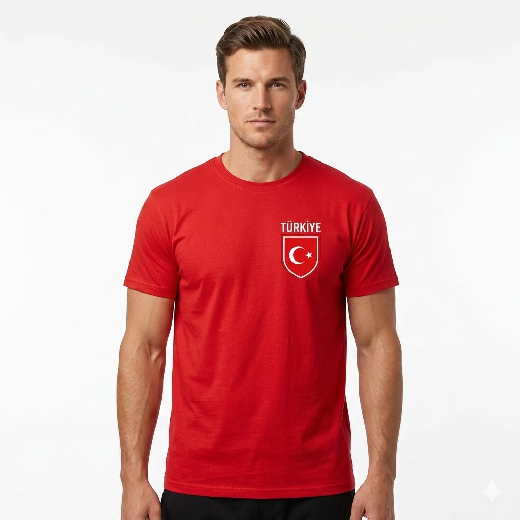 Turkey World Cup 2026 T Shirt Mens Football Soccer Fan Türkiye Supporter Turkish