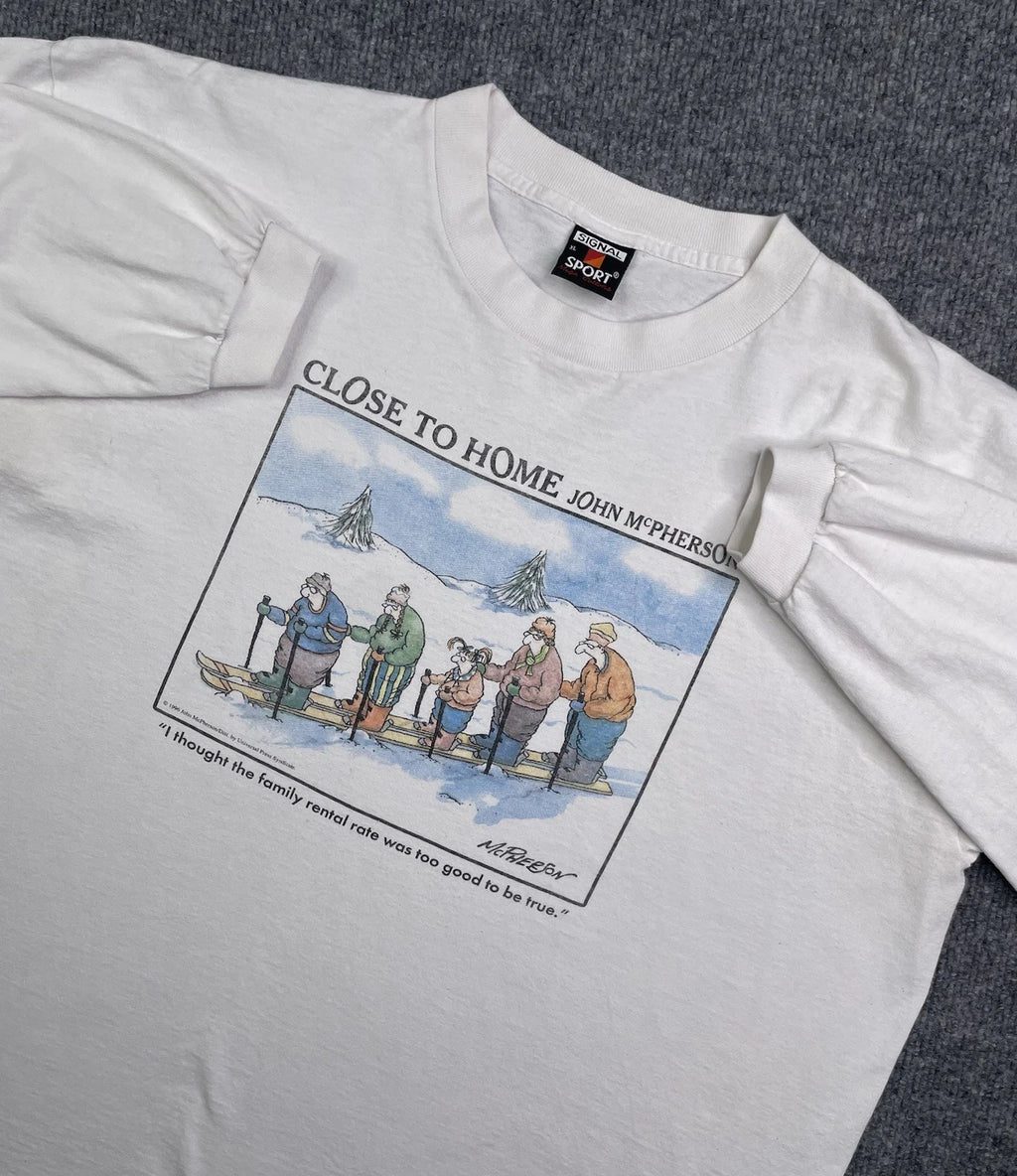 Vintage 90'S John McPherson Close To Home T-shirt SIZE XL VTG COMEDY GRUNGE Y2K