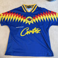 Blue Football Soccer Jersey Shirt Medium  men