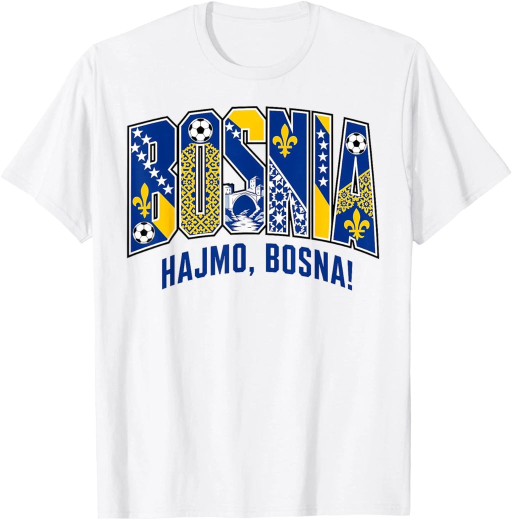 Bosnia Soccer Team 2026 Bosnian Fans Collectible T-Shirt