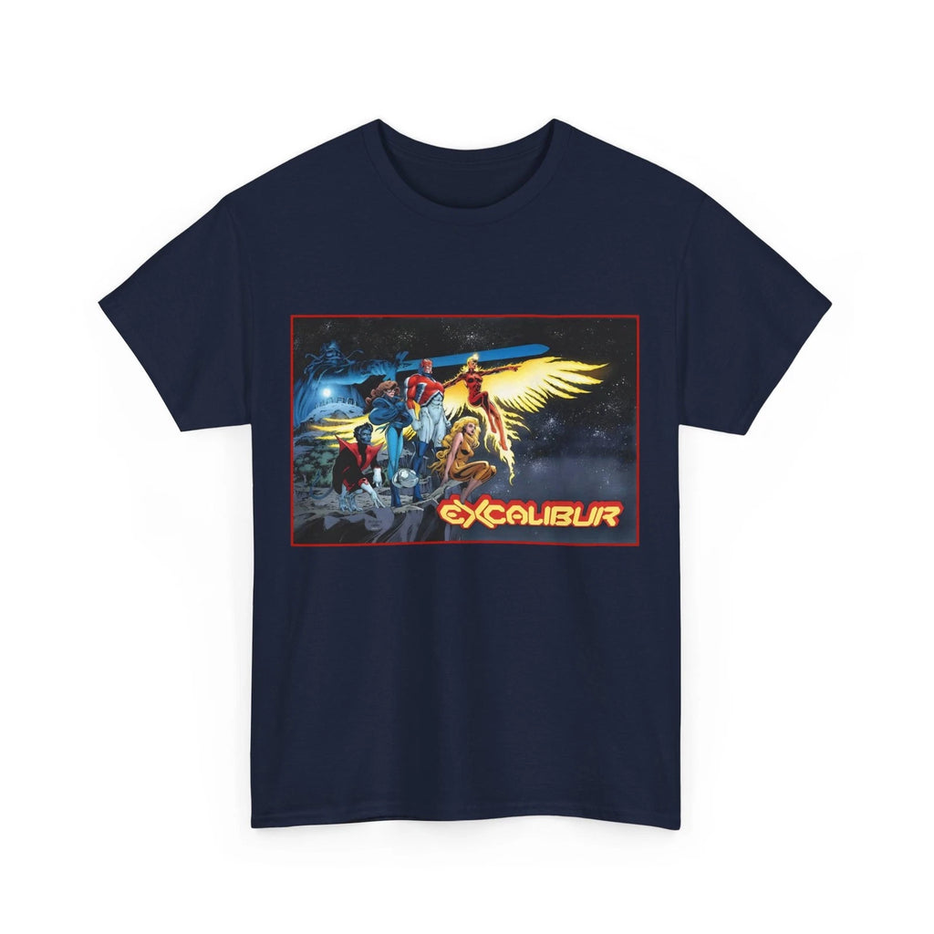 Excalibur T-Shirt - Alan Davis Art - Nightcrawler, Shadowcat - X-Men 80s Team