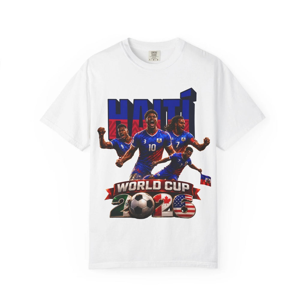 Haiti World Cup 2022 Soccer T-Shirt | Haitian Flag Football Shirt