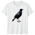 Black Crow T-Shirt Gothic Halloween Gift For Him And Her