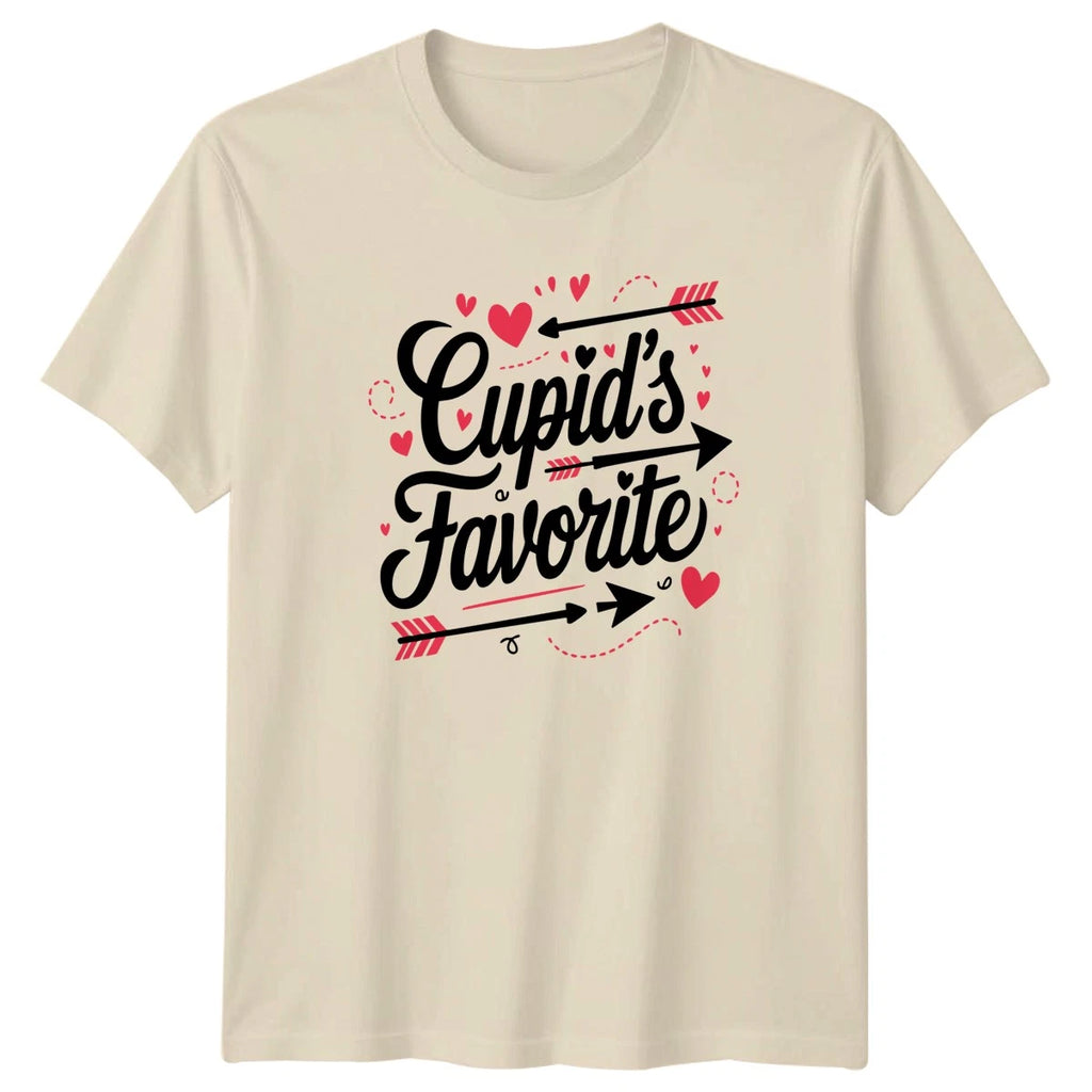 Cupids Favorite T-Shirt Valentines Day Romance Love Gift For Him And Her