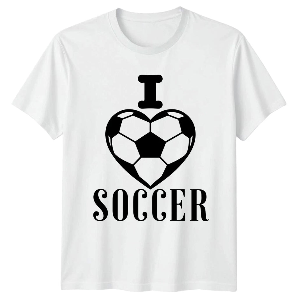 I Heart Soccer T-Shirt Soccer Love Soccer Birthday Gift For Him And Her