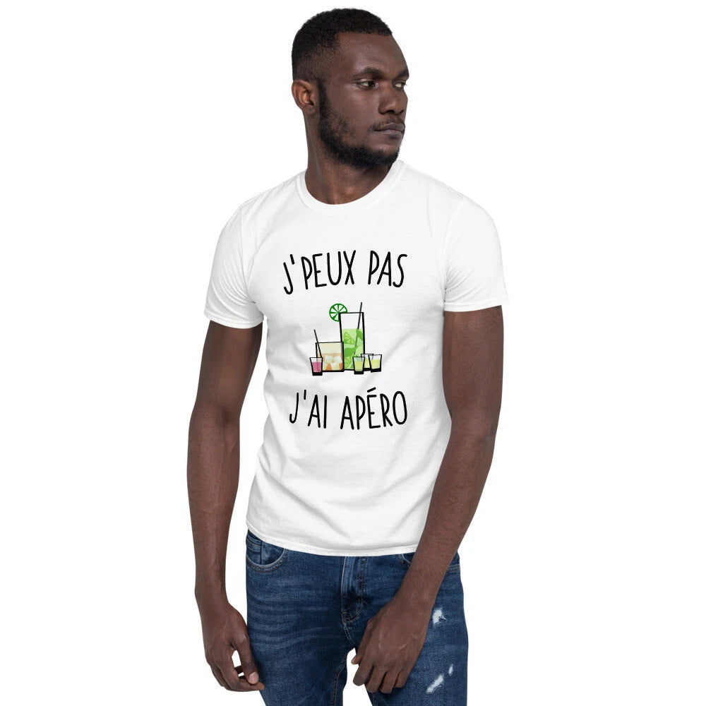 J'peux pas j'ai apéro... Tshirt cadeau humour anniversaire retraite fête...