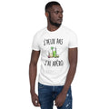 J'peux pas j'ai apéro... Tshirt cadeau humour anniversaire retraite fête...