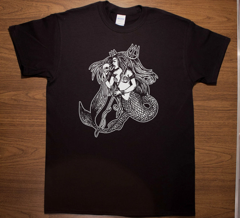 Mermaid t-shirt Dark Art Oddities Goth Horror Metal Punk Rock