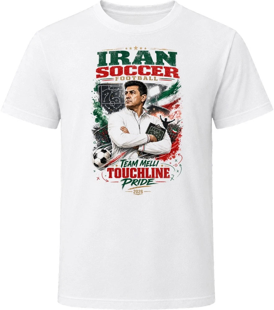 Iran Soccer Football Coach Team Melli Touchline Pride T Shirt