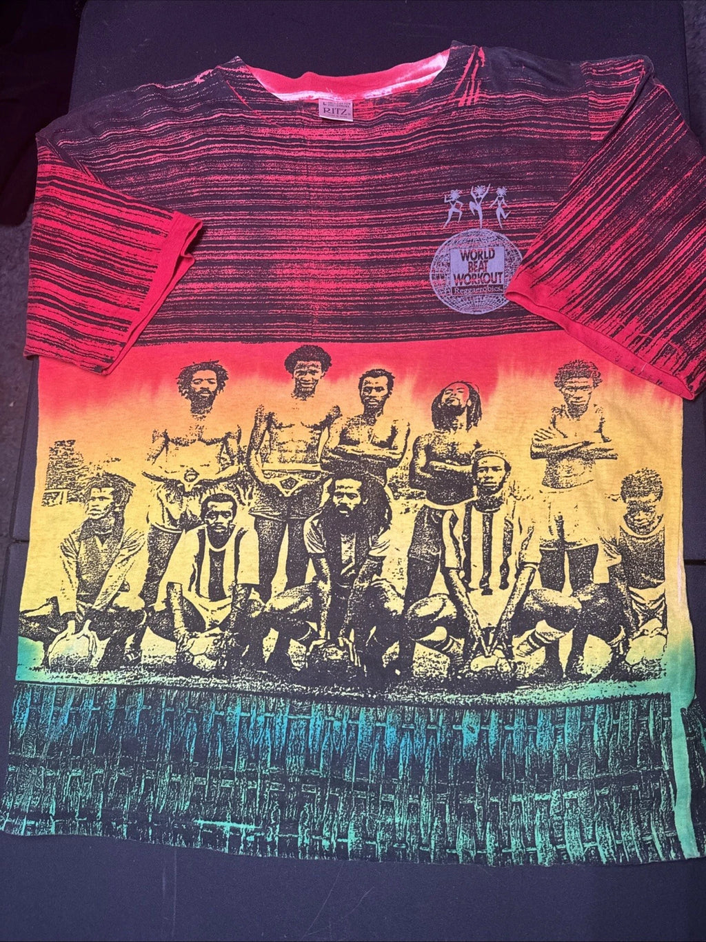Vintage 80s Overprint Men Admiral Soccer Raggae