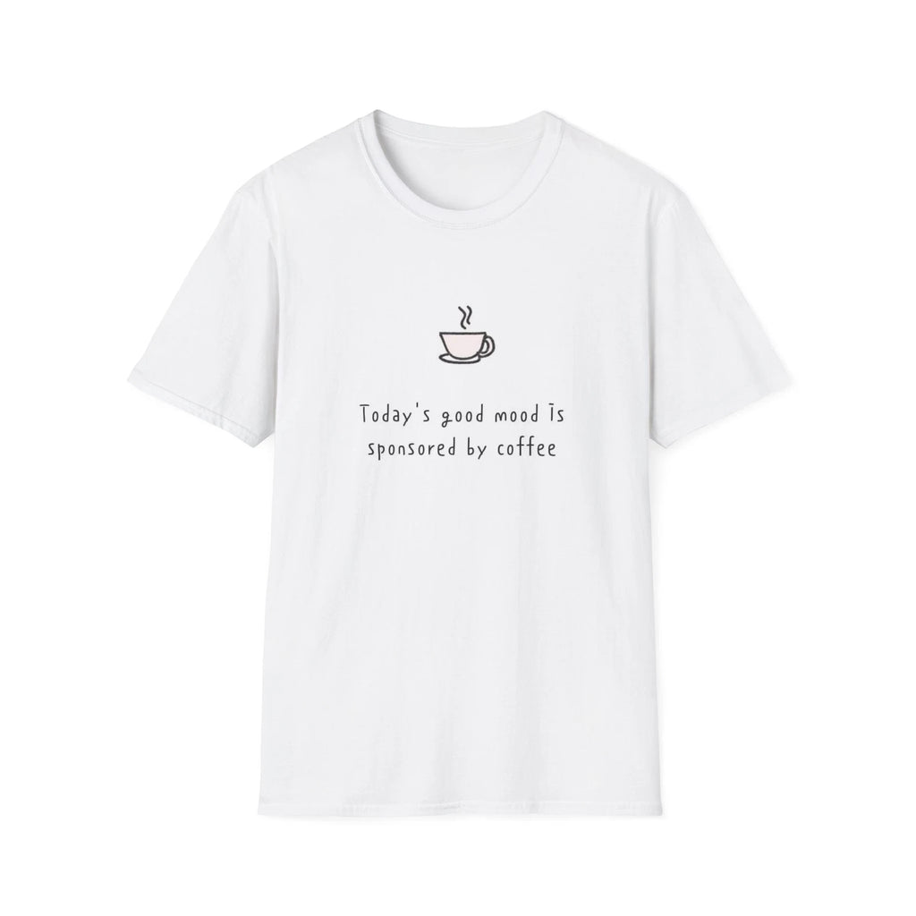Coffee Lover's Unisex T-Shirt, Mood Boosting Tee, Gift for Coffee Addicts, Funny