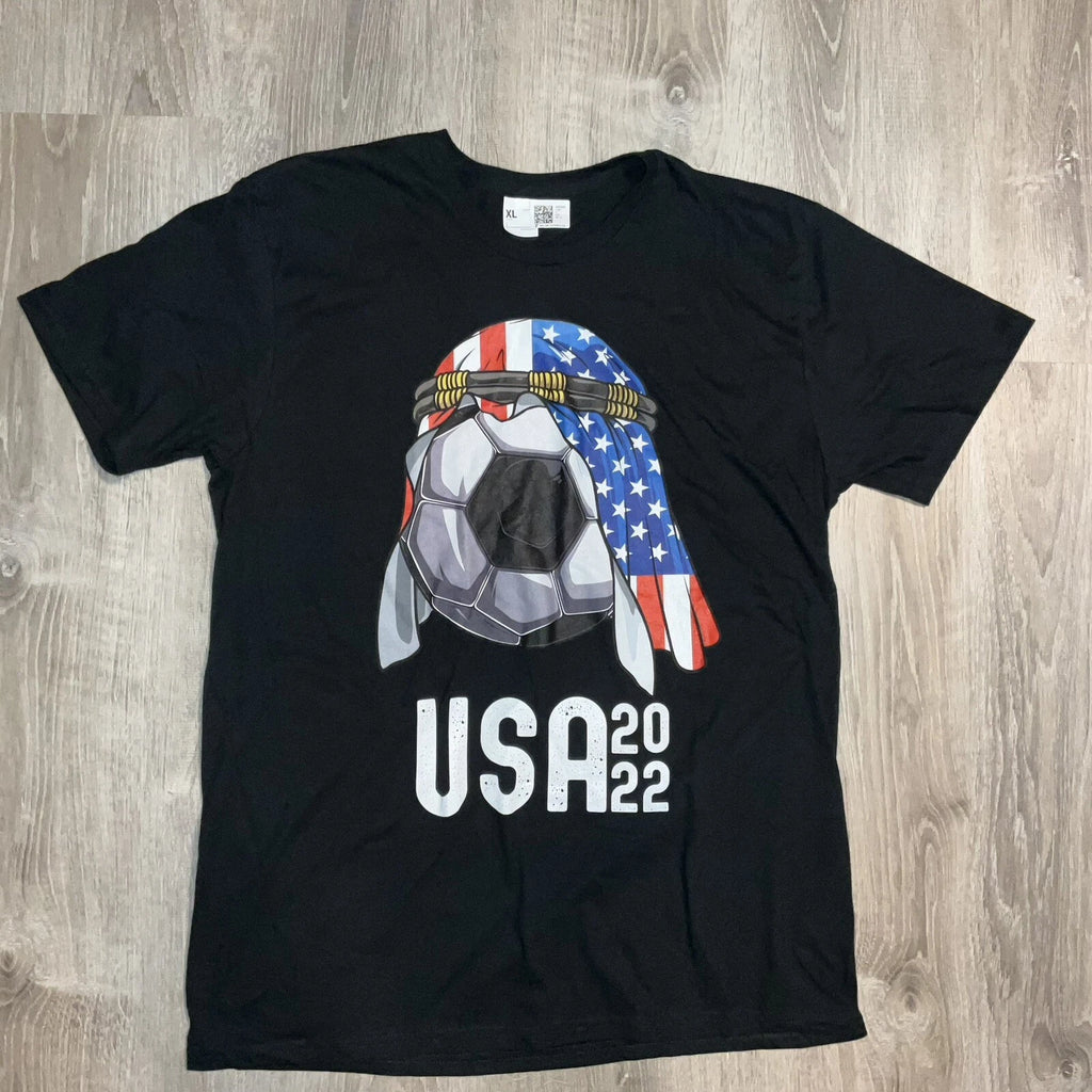 USA Soccer Team 2022 World Football USA Soccer Team Fans T-Shirt, World Cup XL