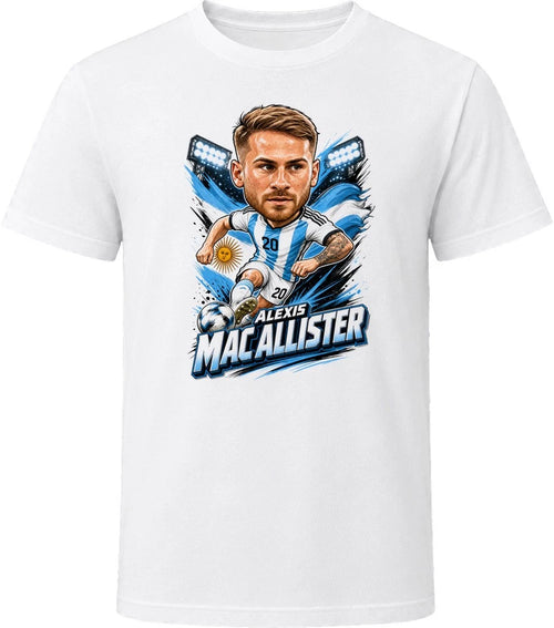 Alexis Mac Allister, Argentina Caricature Soccer 2026 T Shirt
