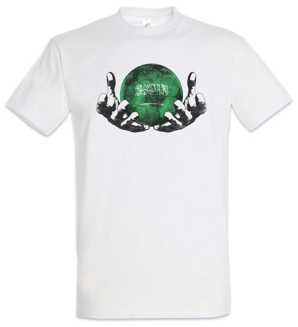 Saudi Arabia Football Magic Ball T-Shirt Soccer Flag Banner World Championship