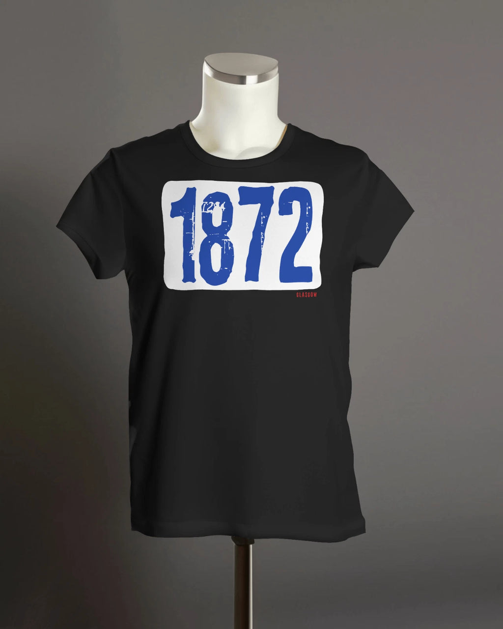 Rangers GLASGOW 1872 T Shirt | Founded | Unisex Organic | Grunge