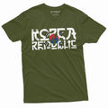 South Korea T-shirt Korean Republic Shirt Flag Coat of arms Football Soccer Tee