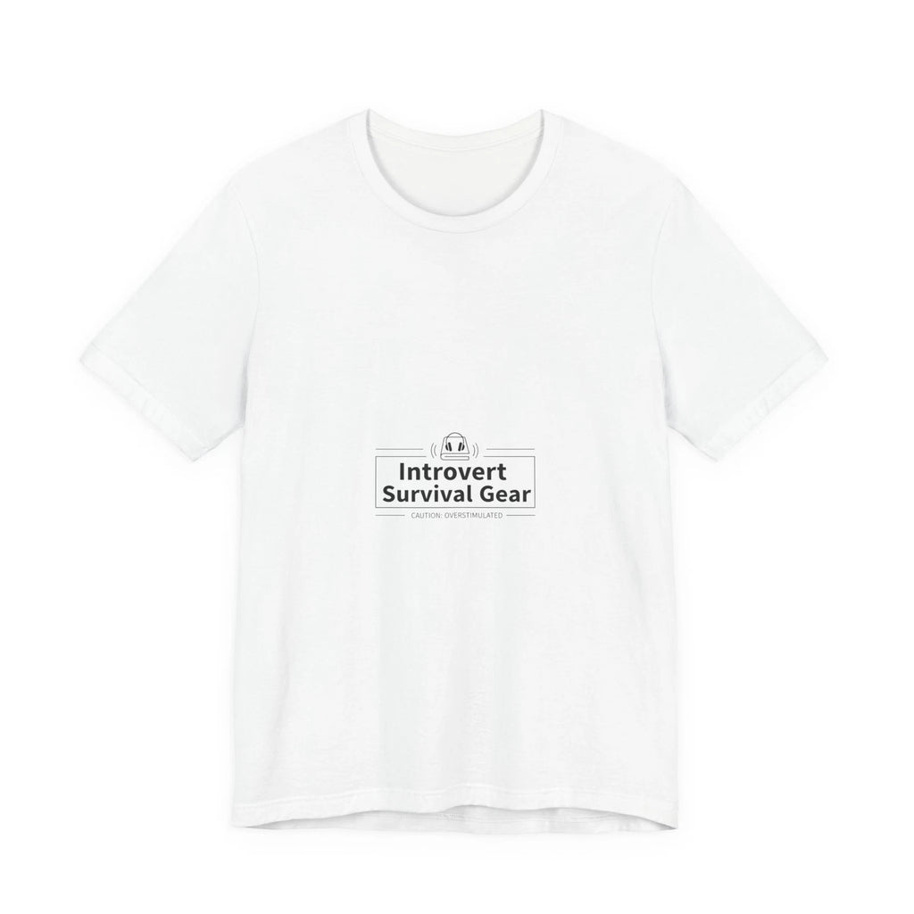 Introvert Survival Gear Tee | boundary gear, social anxiety humor
