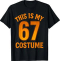 This is My Halloween 67 Costume Lazy Brainrot Meme T-Shirt