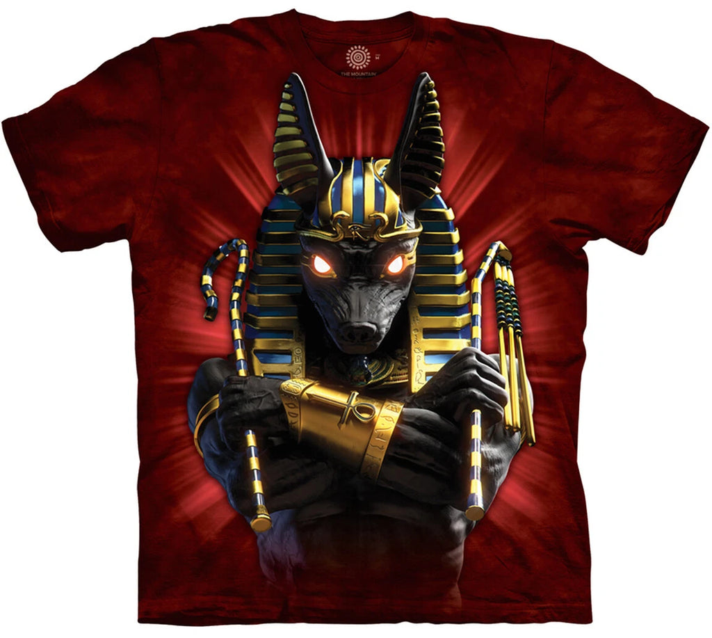 Egyptian Anubis Inpu Soldier God of Death Afterlife Red The Mountain Shirt M-3X