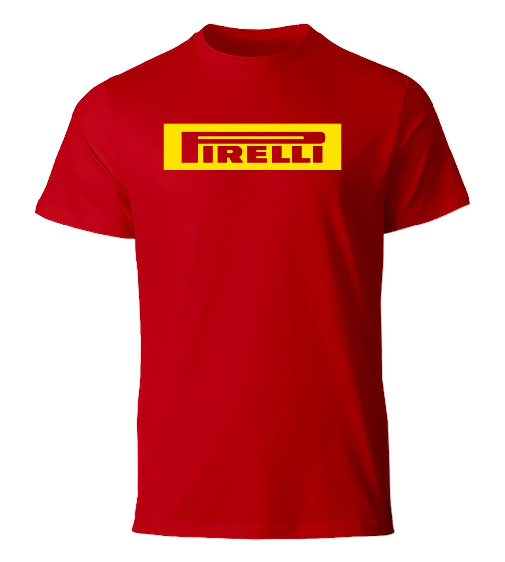 pirelli racing Tire  Logo Funny T Shirt Made in USA Size S-5XL