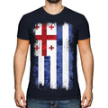 Adjarie Grunge Flag Men's T-Shirt Jersey