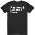 3 Kings Rashford Sancho Saka England Soccer Fan  T Shirt